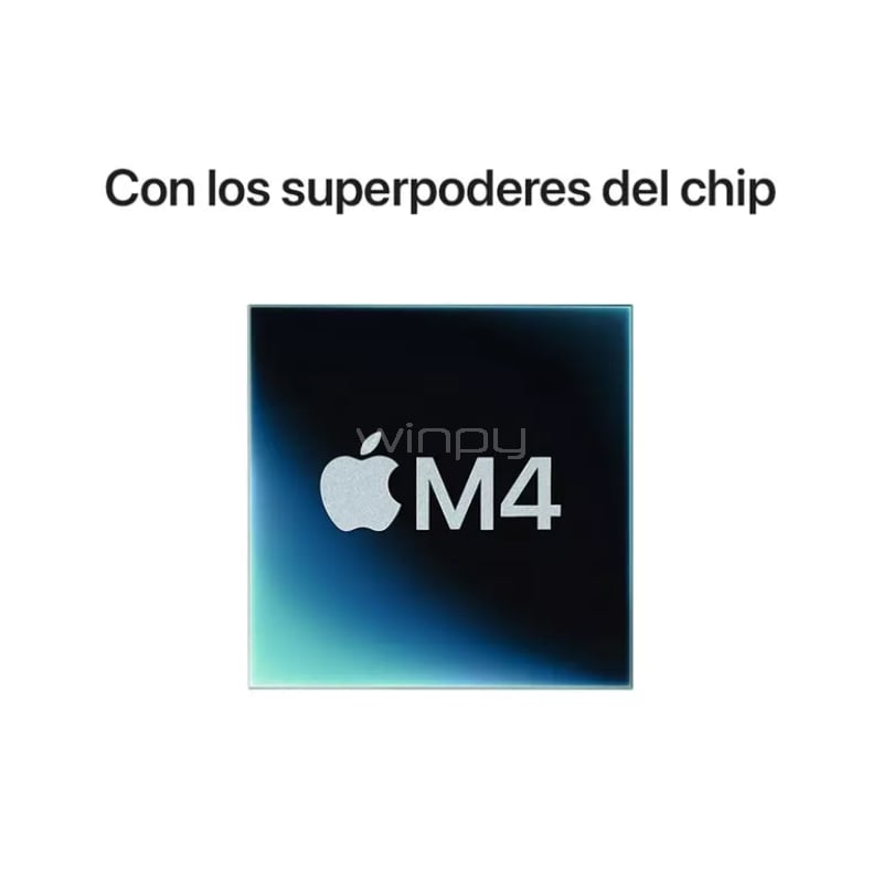 Apple Mac Mini (M4, GPU 10 núcleos, 16GB RAM, 256GB SSD, Silver