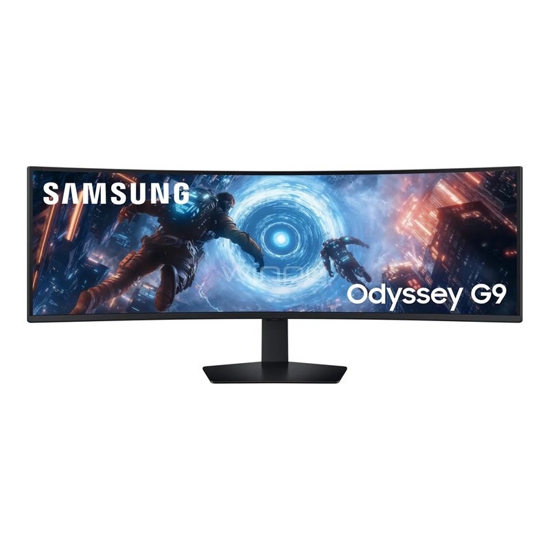 Monitor Gamer Samsung Odyssey G91F de 49“ (VA Curvo, Dual QHD, 144Hz, 1ms, HDR, Vesa)