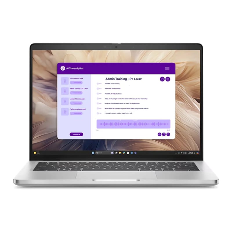 Notebook Dell Pro 14 Plus de 14“ (Ultra 7 268V, 32GB DDR5, 1TB SSD, Win11 Pro)