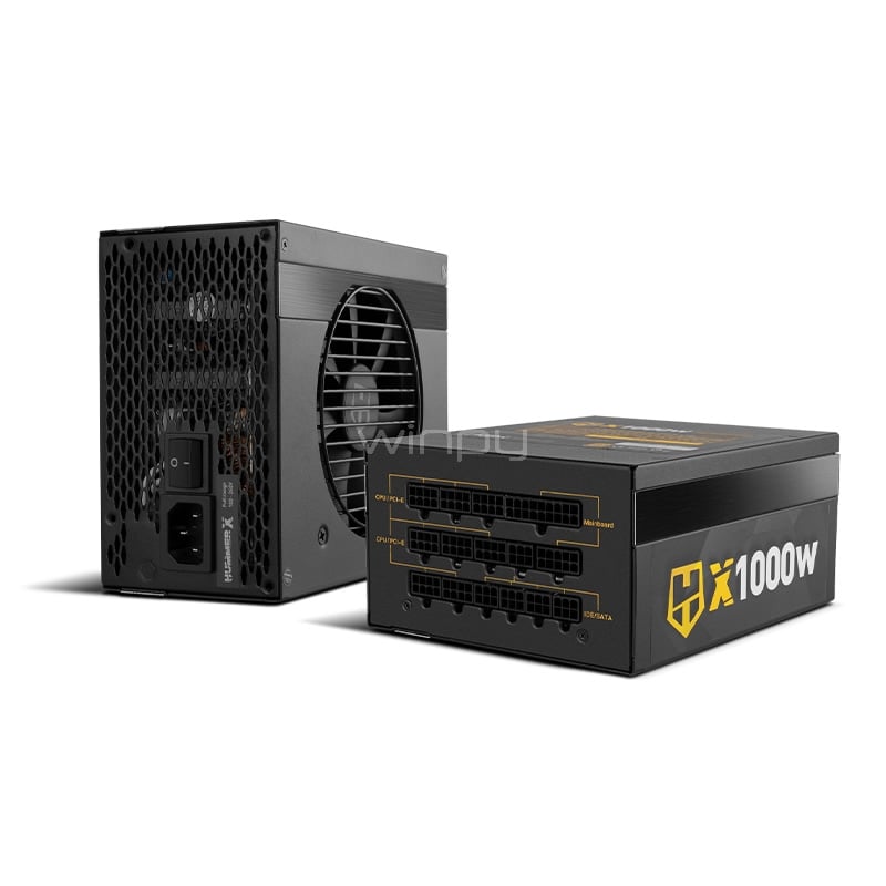 Fuente de Poder Hummer X 1000W (ATX,  80+ Gold, Modular)