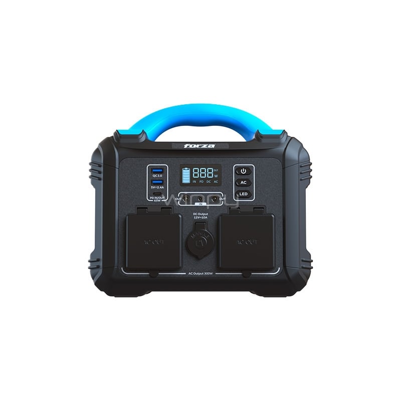 UPS portátil Forza FPP-T702-I de 700W (Batería LiMnFePO4 551Wh, 2x AC, 8x DC, 220V, recargable)