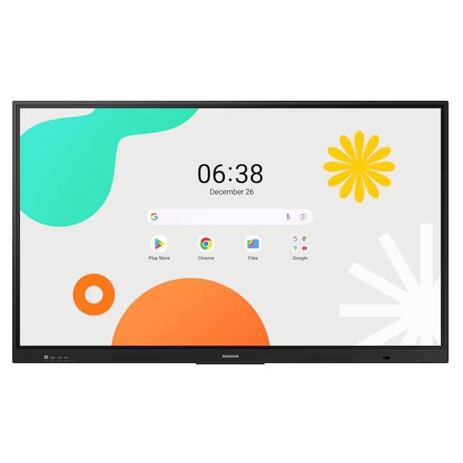 Pizarra Interactiva Samsung WAF de 75” (UHD, Android 14, 40 puntos táctiles, HDMI/Wi-Fi/Bluetooth)