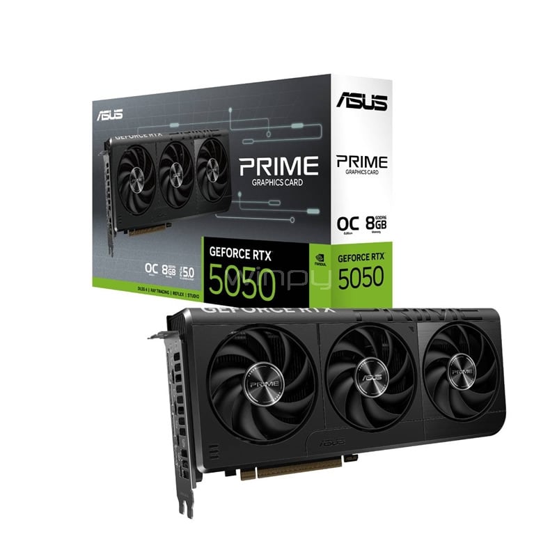 Tarjeta gráfica ASUS PRIME RTX 5050 OC Edition de 8GB GDDR6