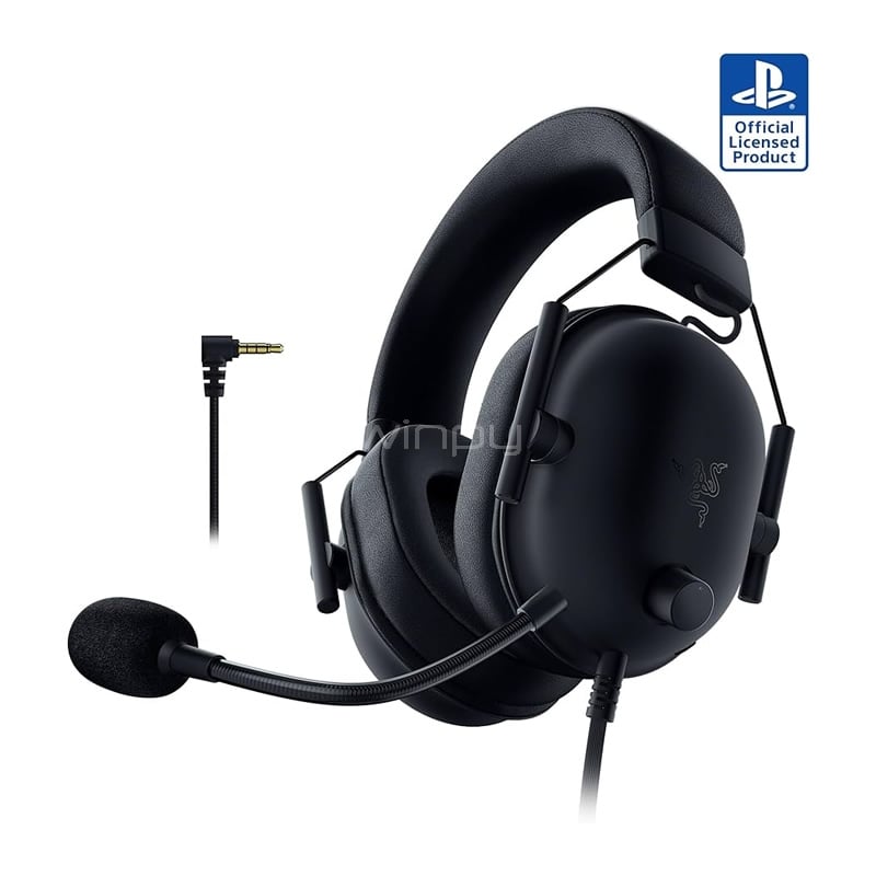 Audífonos Gamer Razer BlackShark V2 X for PlayStation (TriForce 50mm, mic HyperClear Cardioide)