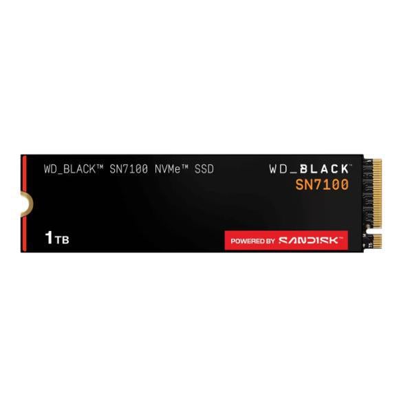 Unidad SSD Western Digital Black SN7100 de 1TB (NVMe 4.0, M.2 2280, Hasta 5000MB/s)