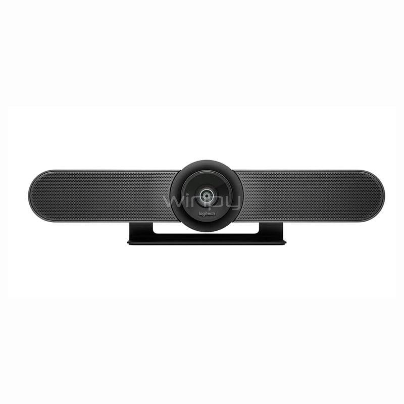 Barra de Videoconferencia Logitech MeetUp 2 (4K, IA, USB/Red, Salas Pequeñas)