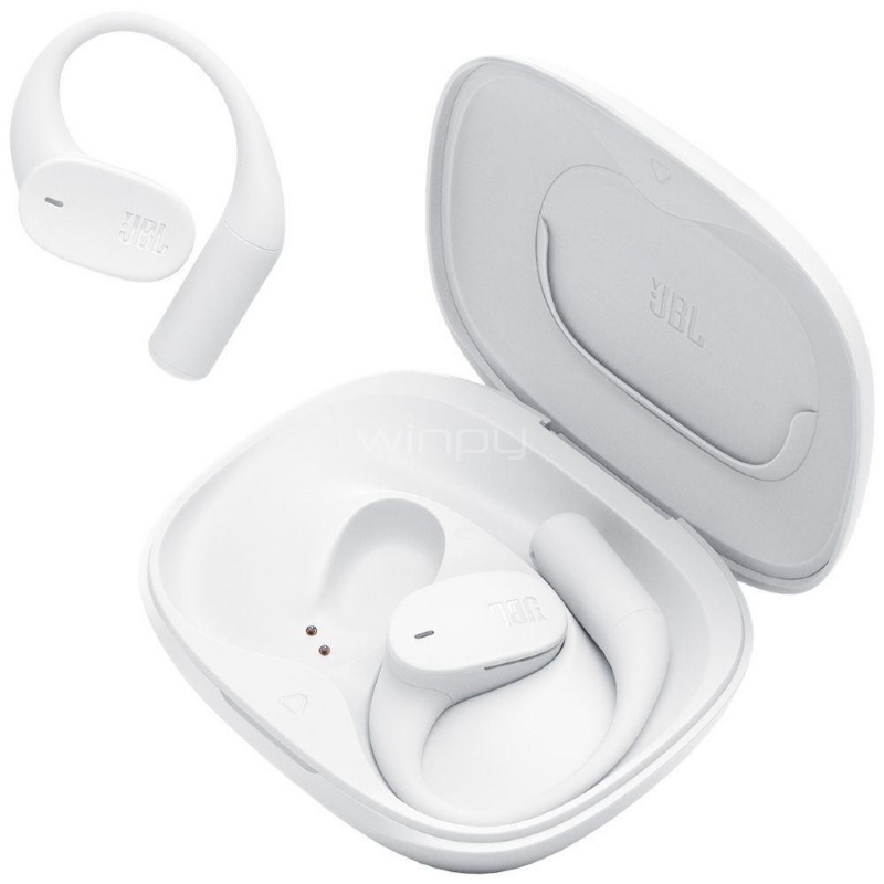 Audífonos JBL Sense Lite (TWS, Open-Ear, Bluetooth, Blanco)