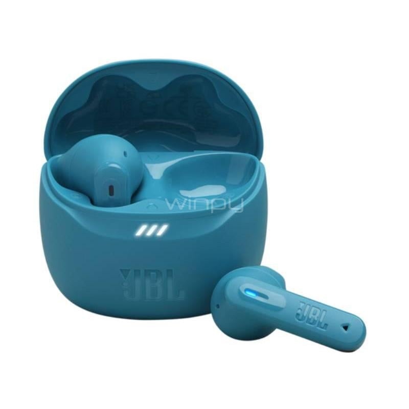 Audífonos True Wireless JBL Tune Flex 2 (ANC, JBL Pure Bass, hasta 48h batería, turquesa)