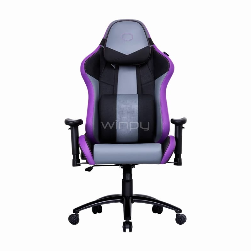 Silla Gamer Cooler Master Caliber R3 (Reclinable 180°, Reposabrazos 2D, Cuero PU Perforado)