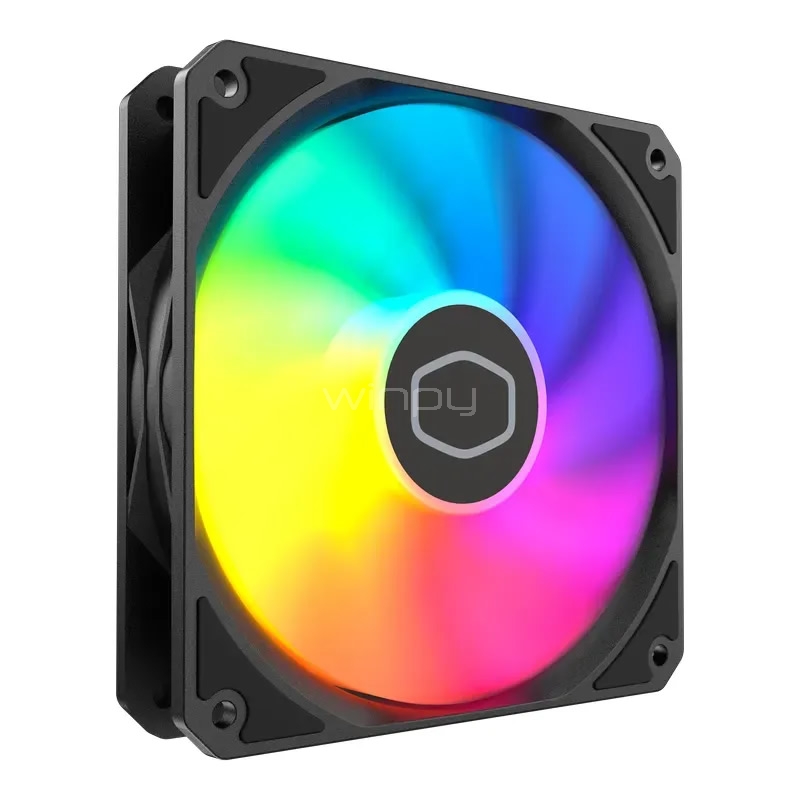 Ventilador Cooler Master MasterFan MF120 Lite ARGB (120mm, PWM, Negro)