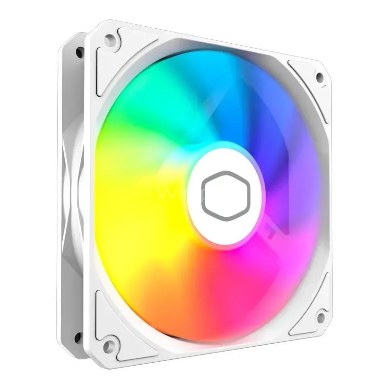 Ventilador Cooler Master MasterFan MF120 Lite ARGB (120mm, PWM, Blanco)