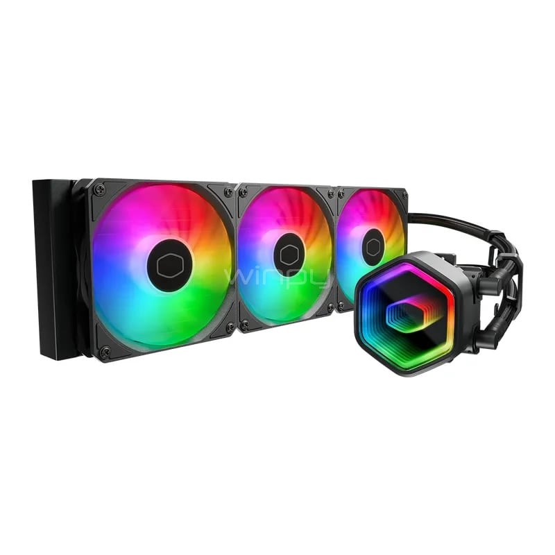 Refrigeración Liquida Cooler Master MasterLiquid 360 Core II ARGB (LGA1851/AM5, Negro)