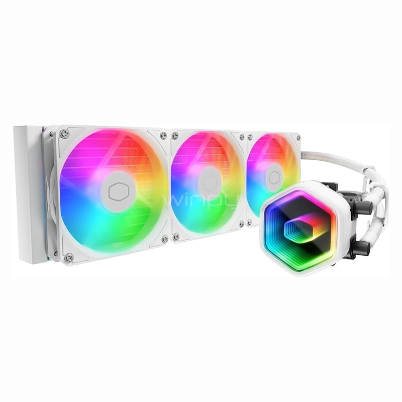 Refrigeración Liquida Cooler Master MasterLiquid 360 Core II ARGB (LGA1851/AM5, White Edition)