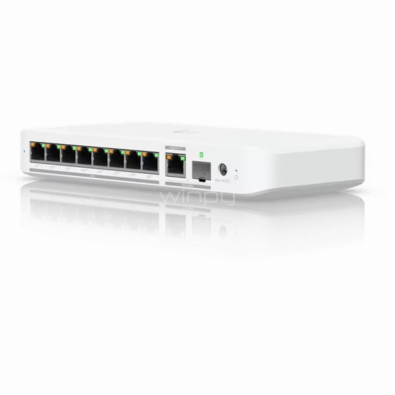 Switch Ubiquiti UniFi Flex 2.5G PoE (8 Puertos PoE++ Multi-Gigabit, Uplink 10G)