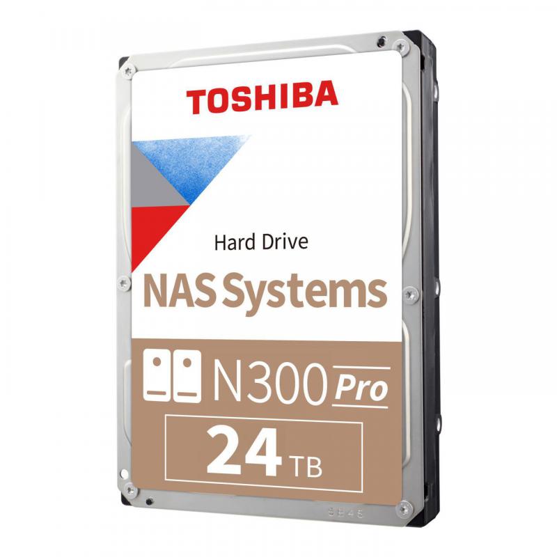 Disco Duro Interno Toshiba N300 Pro de 24TB (SATA, 7200RPM, 3.5”)