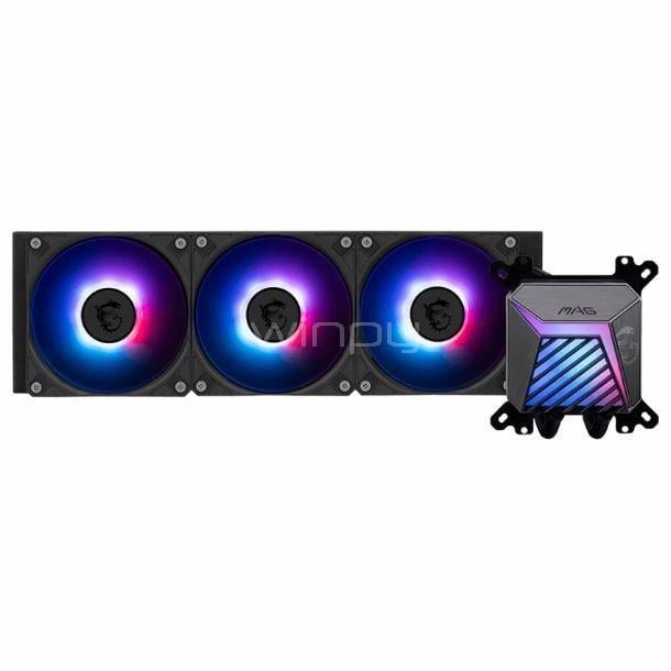 Refrigeración Líquida MSI MAG CORELIQUID A15 360 (LGA1851/AM5,ARGB, Bloque Rotable)