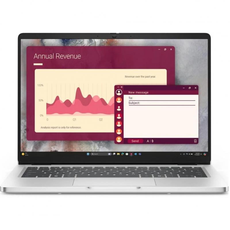 Notebook DELL Pro Silver de 14” (Ultra 7 255U, 32GB DDR5, 1TB SSD, Win11 Pro)