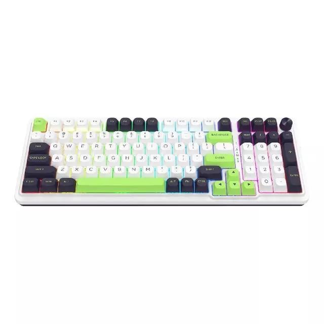 Teclado Mecánico Redragon Eisa MAX K686 (Ingles, RGB, White/Black/Green)