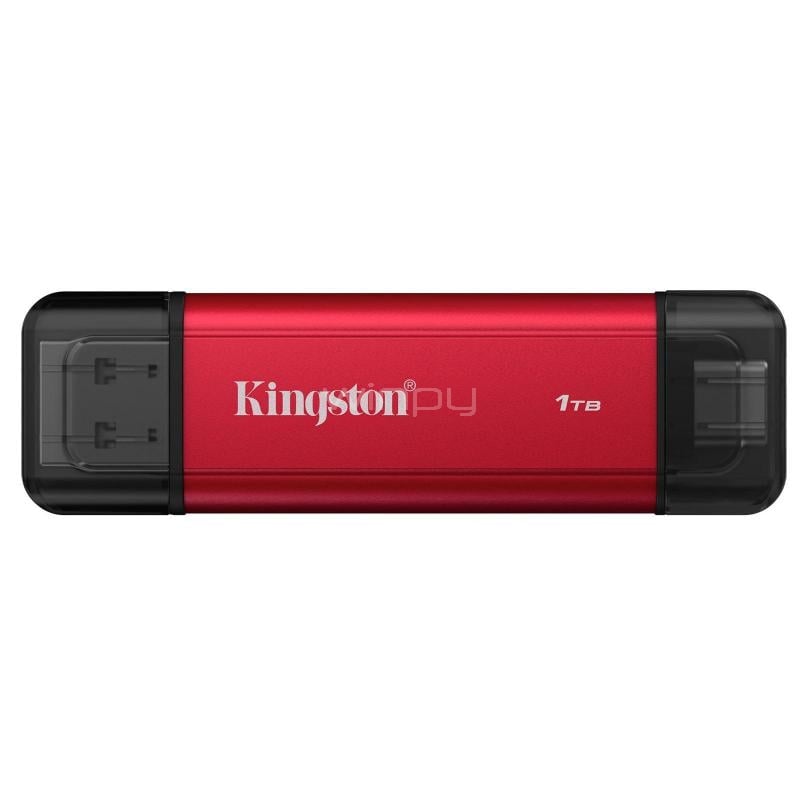 Disco Portátil Kingston Dual SSD de 1TB (USB-A y USB-C, Ultra Velocidad)