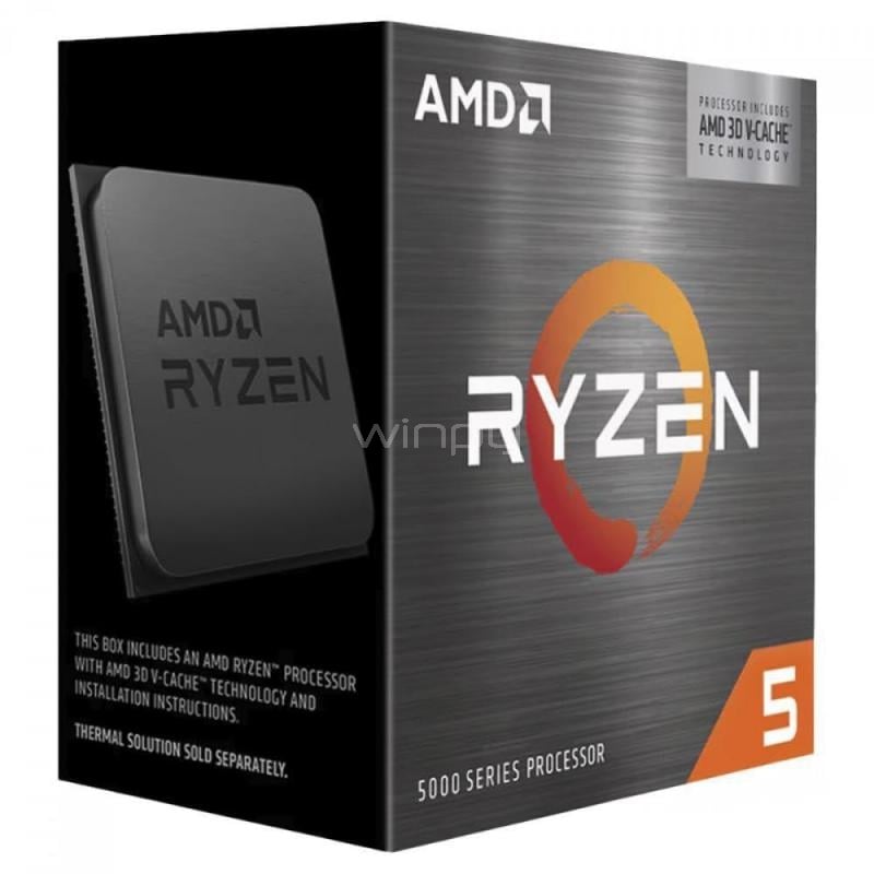 Procesador AMD Ryzen 5 5500X3D (AM4, DDR4, 6 Núcleos, 4.0GHz, 96MB L3, 3D V-Cache)