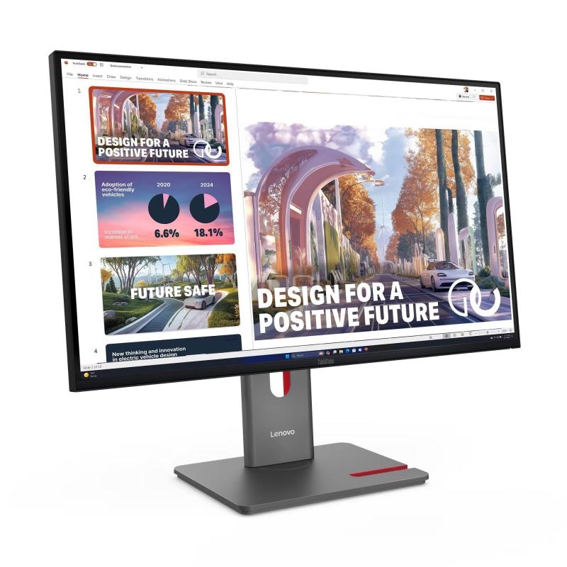 Monitor Lenovo P27qd-40 de 27“ (IPS, QHD, 120Hz, Eyesafe 2.0, HDMI, DisplayPort)