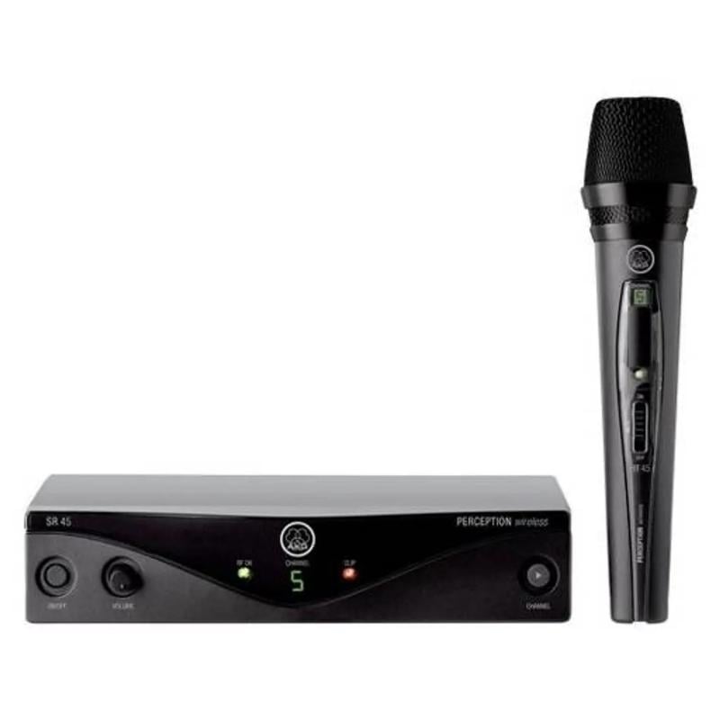 Set de Micr&oacute;fono Inal&aacute;mbrico AKG 45 Vocal BDC1 (UHF, 8 Canales, Cardioide)