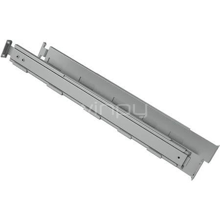 Kit de rieles para rack Forza FDC de 2U (Ajustable hasta 1100mm, Capacidad 80kg, Acero galvanizado)