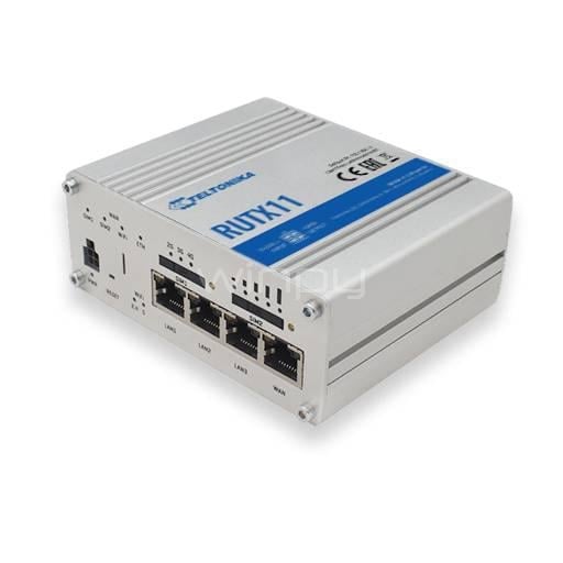Router Teltonika RUTX11 (WiFi, Doble SIM, 4G LTE, 4x RJ45)