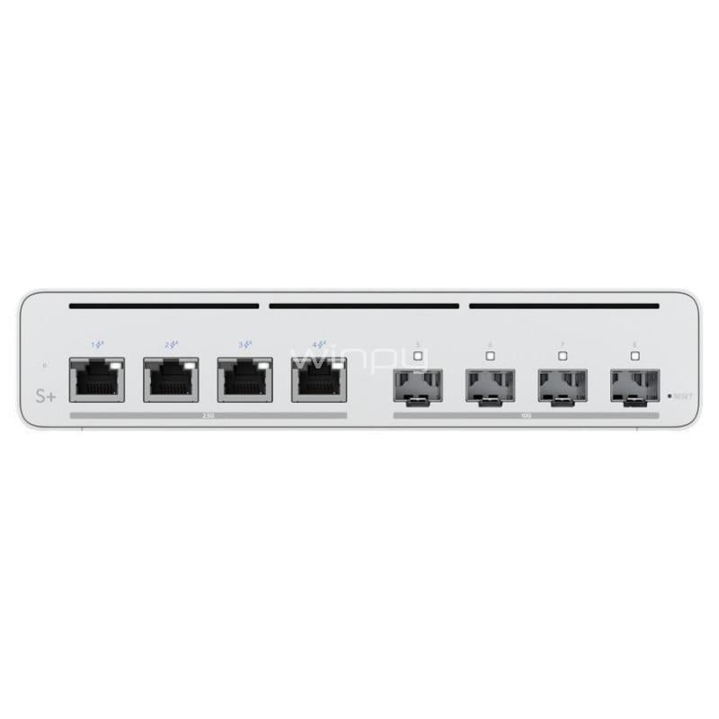 Switch Ubiquiti UISP Switch Plus (4 Puertos 2.5GbE PoE, 160W)