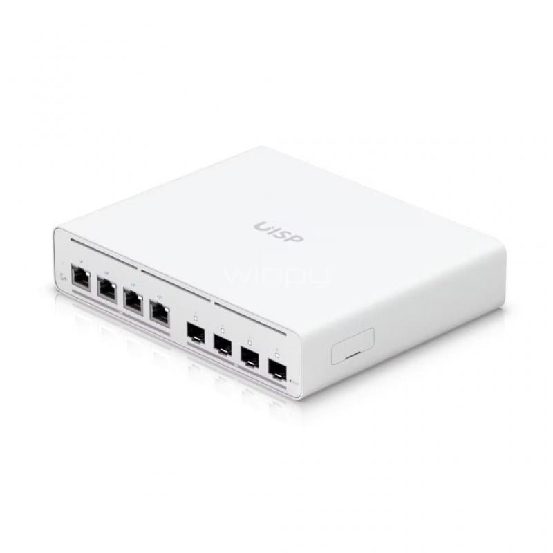 Switch Ubiquiti UISP Switch Plus (4 Puertos 2.5GbE PoE, 160W)
