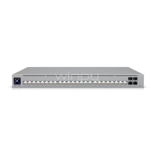 Switch Ubiquiti UniFi Pro High Density de 24 Puertos (24x GE, 2x SFP+, Gestión L3)