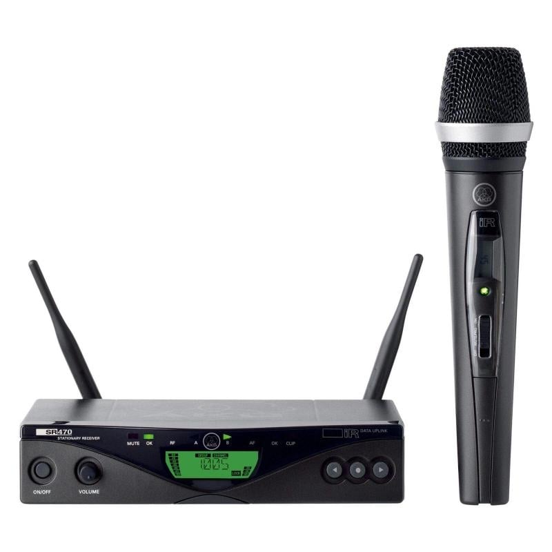 Set de Micrófono Inalámbrico AKG WMS470 Vocal Set (Cápsula D5, Banda 10, 50mW)