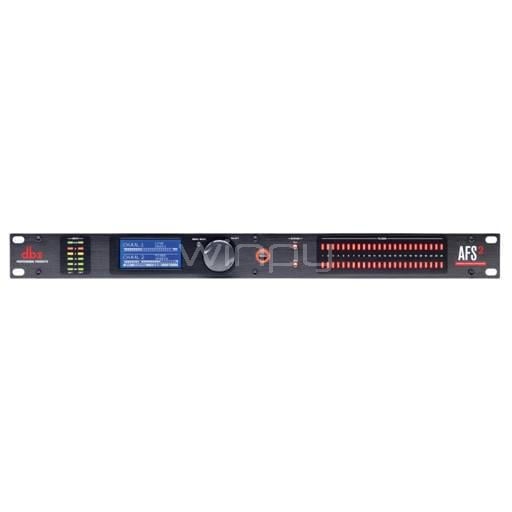 Procesador de Supresión de Realimentación DBX AFS2 (Avanzado, 2 Canales, 24 Filtros, LCD)