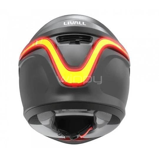 Casco Inteligente Livall MC1 (Talla L, LED, Gris)