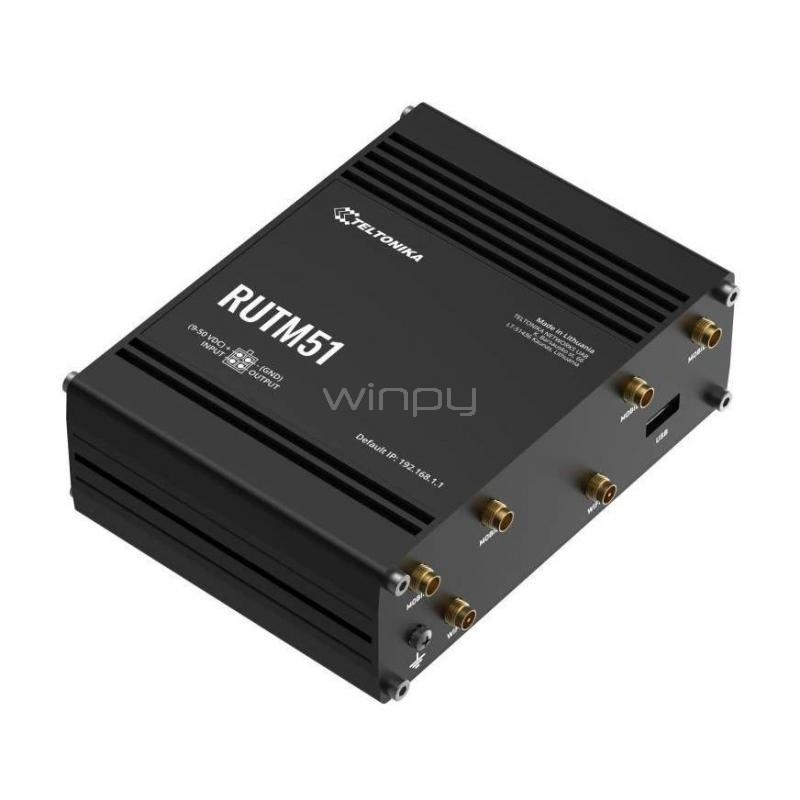 Router Teltonika RUTM51 (Wi-Fi 5, 5G, Dual SIM, Failover)