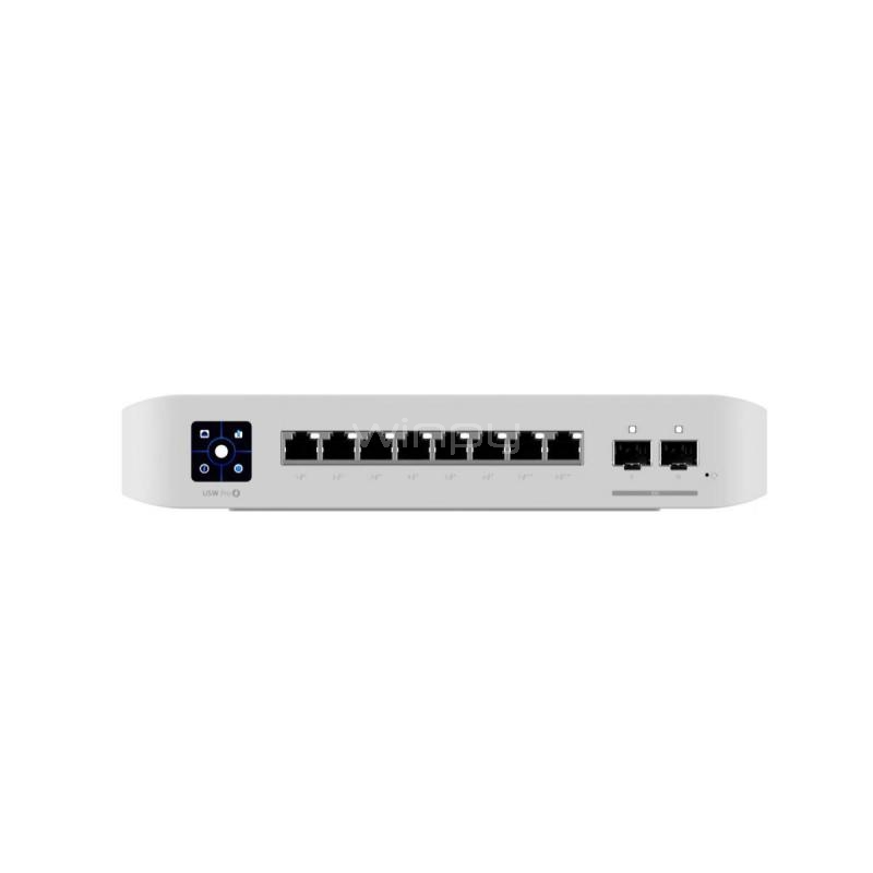 Switch Ubiquiti UniFi Pro de 8 Puertos (PoE++, 120W)