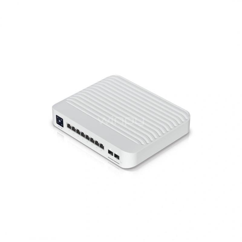 Switch Ubiquiti UniFi Pro de 8 Puertos (PoE++, 120W)