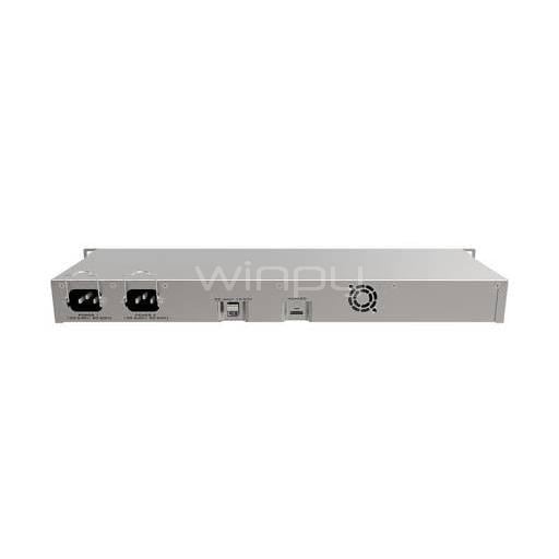 Router Mikrotik RB1100AHx4 de 13 puertos (Quad-Core 1.4GHz, 1GB RAM, RouterOS L6, Rack 1U)