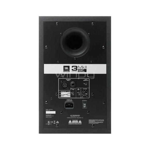 Monitor de Estudio JBL Pro 306P MKII de 6.5” (Activo, 112W, Clase D, Transductor de Baja Frecuencia)