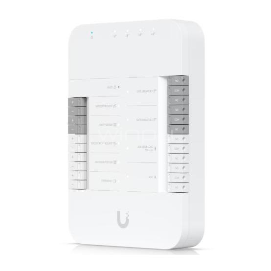 Controlador de Acceso Ubiquiti UniFi Access Hub Gate (Control de Portones, Riel DIN, PoE++)