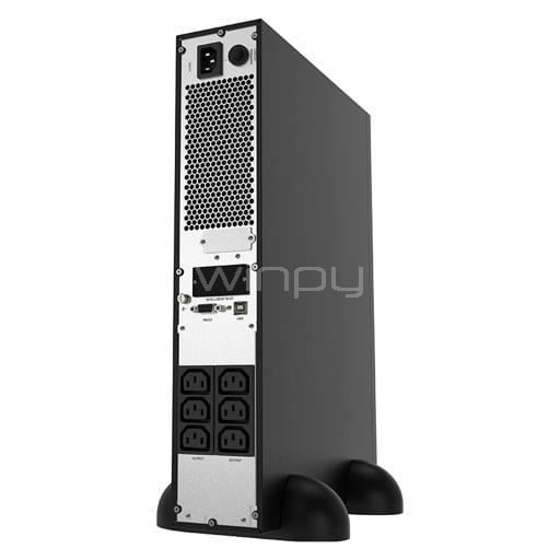 UPS Forza FDC-1022R-I (Doble Conversión, 1000VA/900W, Salidas IEC x6)