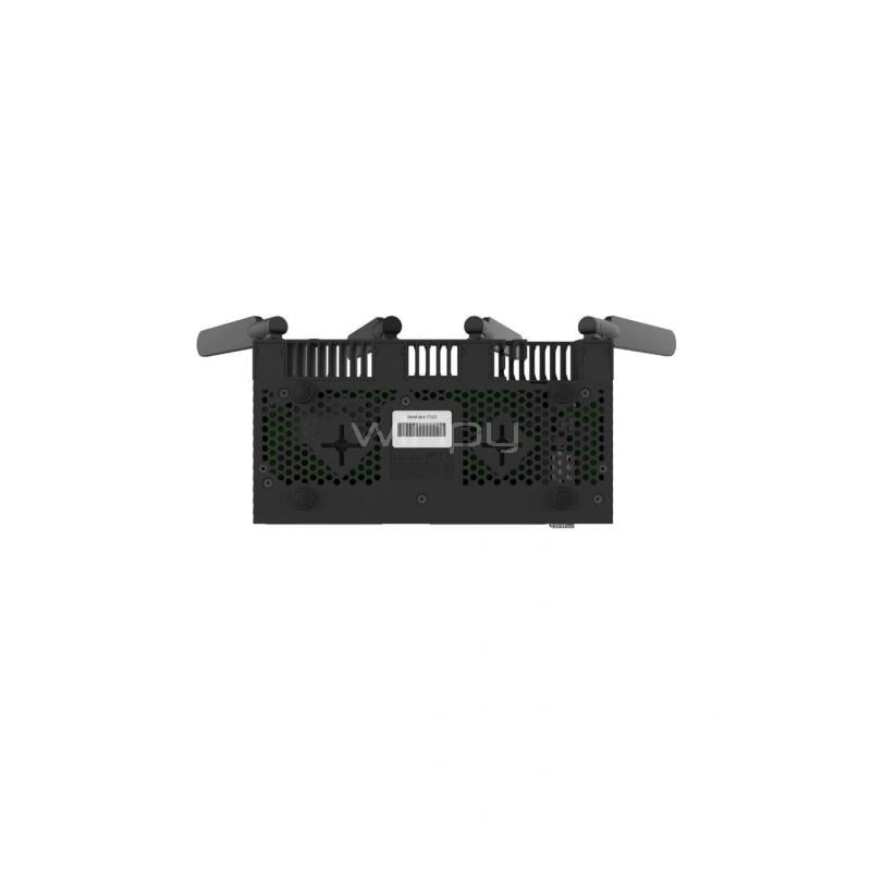 Router MikroTik RouterBOARD de 10 puertos (Doble Banda, Hasta 10G SFP+, 802.11a/n/ac, 4 Antenas)