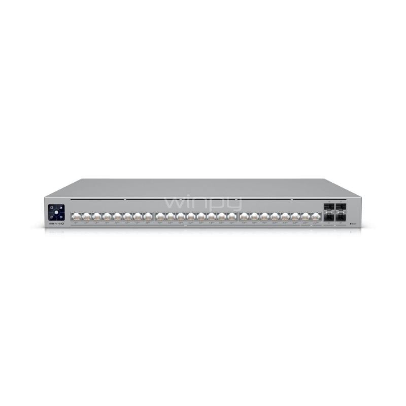 Switch Ubiquiti UniFi USW-Pro-HD de 24 Puertos (Gestionado, L3, SFP+, PoE++, 10/100/1000Gb, 400W)