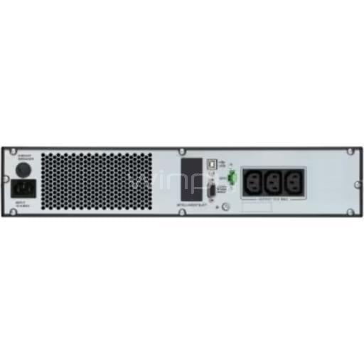 UPS APC Smart-UPS SRV de 1000VA (On-Line, 230V, 900W, Doble Conversión, Rack 2U)