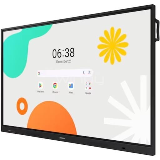 Pantalla Interactiva Samsung WAF de 65” (4K UHD, HDMI, VESA, Android 14)