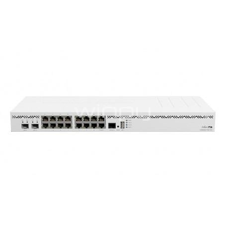 Router MikroTik Cloud Core CCR2004-16G-2S+ (1000Mbps, Rj45, Rackeable)