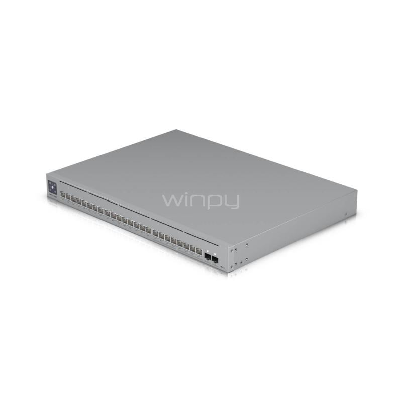 Switch Ubiquiti UniFi Pro Max 24 (8 puertos 2.5G, 16 puertos Gigabit, 2 puertos SFP+ 10G, L3)