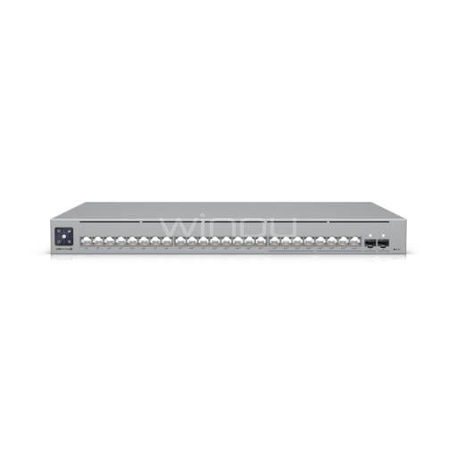Switch Ubiquiti UniFi Pro Max 24 (8 puertos 2.5G, 16 puertos Gigabit, 2 puertos SFP+ 10G, L3)