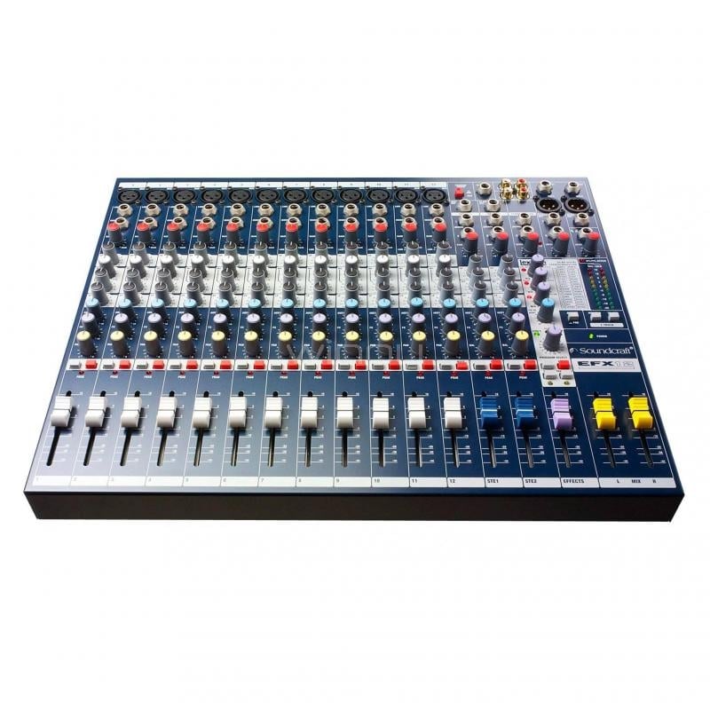 Mesa de Mezclas Análoga Soundcraft EFX12 (12 Canales Mono, 2 Estéreo, Lexicon FX)