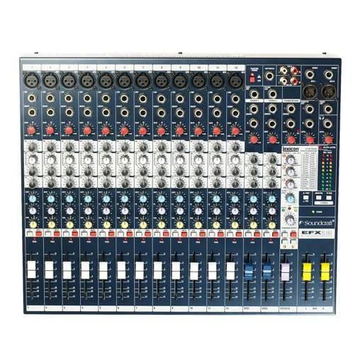 Mesa de Mezclas Análoga Soundcraft EFX12 (12 Canales Mono, 2 Estéreo, Lexicon FX)